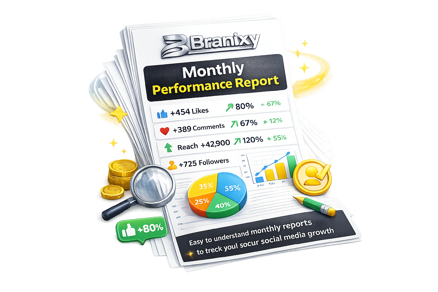 Monthly Performance Report – Branixy